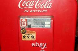 Coke Coca Cola Vendo 80 V-80 Soda Vending Machine Rare. Working + Free Bonus
