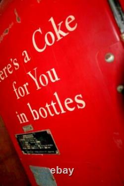 Coke Coca Cola Vendo 80 V-80 Soda Vending Machine Rare. Working + Free Bonus
