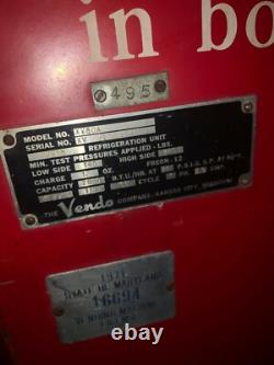 Coke Coca Cola Vendo 80 V-80 Soda Vending Machine Rare. Working + Free Bonus