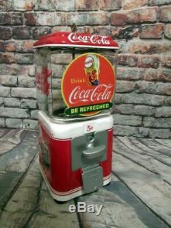 Coke Coca cola gumball machine glass man cave gift Coke spirit boy