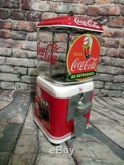 Coke Coca cola gumball machine glass man cave gift Coke spirit boy
