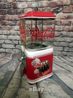 Coke Coca cola gumball machine glass man cave gift Coke spirit boy