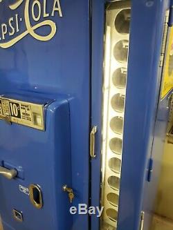 Coke Machine Restored Vintage Pepsi VMC Vendo 110 by Soda City Restorations