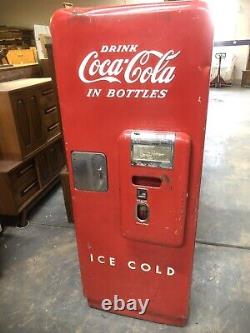 Coke Machine Vintage Coca-Cola Cavalier Model Parts Restoration Or Display As Is