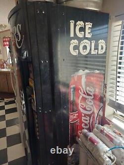 Coke Machine Vintage Drink Vending Refrigeration works great! Works