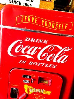 Coke machine coca cola Vendorlator 149 Cools ALL ORIGINAL vending machine coinop