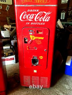 Coke machine coca cola Vendorlator 149 Cools ALL ORIGINAL vending machine coinop