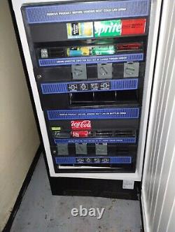 Cold drink vending machine Used. Black Sleek Coin Only Soda Can Unit. Pick Up