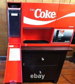 Collectable. Coca Cola Breakmate Fountain Soda Machine With Water & Coin Mech