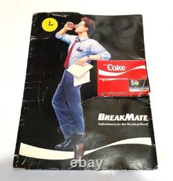 Collectable. Coca Cola Breakmate Fountain Soda Machine With Water & Coin Mech