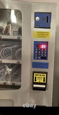 Commercial Can Cold Beverage Vending Machine, 10 Selections, $1/$5 Bill Acceptor