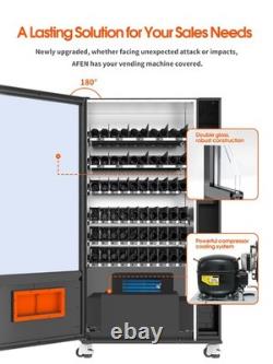 Commercial Combo Vending Machine 60 Slot Snack Soda with Card Reader