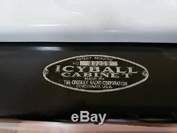 Crosley ICYBALL Refrigerator (COMPLETE) restored by Classic Machines (Rare)