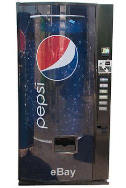 DIXIE NARCO 522 Soda Vending Machine Pepsi Graphic Cans & Bottles FREE SHIPPING