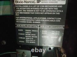 DIXIE NARCO 55xx GLASS FRONT CAN BOTTLE SODA ENERGY DRINK VENDING MACHINE