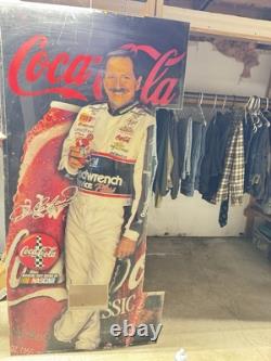 Dale Earnheart Front Of a Soda Machine