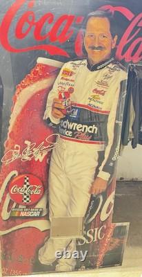 Dale Earnheart Front Of a Soda Machine