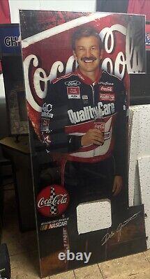 Dale Jarrett #88 NASCAR Coca-Cola Plexiglass Full Size Face For Vending Machine