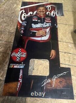 Dale Jarrett #88 NASCAR Coca-Cola Plexiglass Full Size Face For Vending Machine