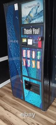 Dasani 8-Selection Can Soda Vending Machine with Bill Acceptor