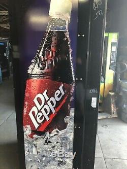 Dixie Narco 276 Dr Pepper Soda Water Energy Drink Can Bottle Vending Machine