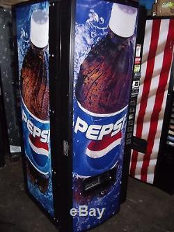 Dixie Narco 276E beverage / soda vending machine with Pepsi front