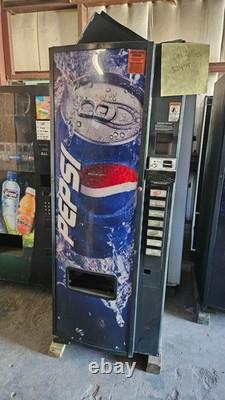 Dixie Narco 276e MDB Pepsi Bottle & Can Soda Vending Machine Drink Pop! WE SHIP Dixie Narco 276e MDB Pepsi Bottle & Can Soda Vending Machine Drink Pop! WE SHIP