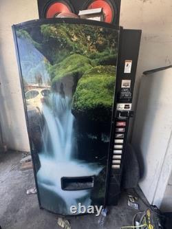 Dixie-Narco 501E Can Vending Machine Waterfall Graphic Bill Coin Acceptor
