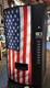 Dixie Narco 501E Soda Vending Machine Cans & Bottles USA FLAG MDB