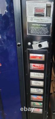 Dixie-Narco 501E Vending Machine, Soda/Drink. Used Untested Missing Lock