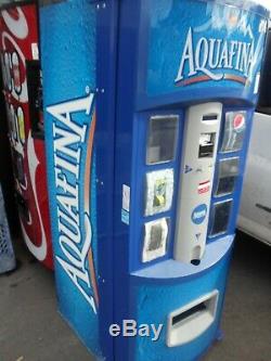 Dixie Narco 522 Hi Visability Soda / Beverage vending machine Aquafina Graphics