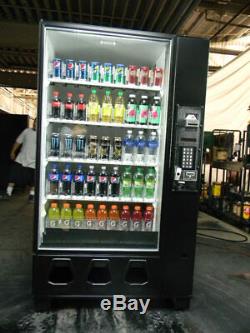 Dixie Narco 5591 Glass Front Can Bottle Soda Energy Drink Vending Machine