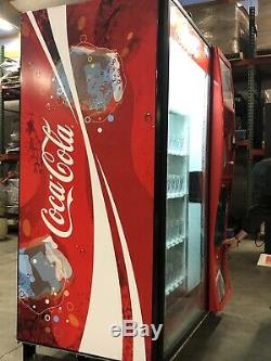 Dixie Narco DN5000 elevator glass front beverage / soda vending machine