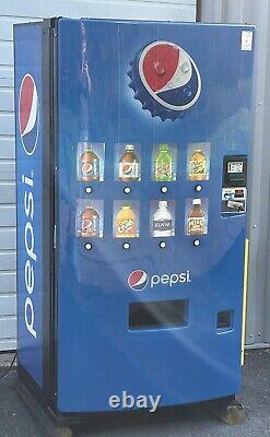 Dixie Narco Dn 501e 8 Selection Soda Drink Vending Machine CC Reader Capable