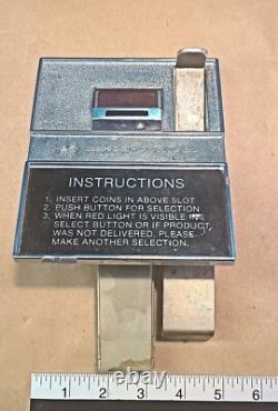 Dixie Narco vintage soda beverage vending machine coin inlet bezel assembly