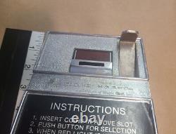 Dixie Narco vintage soda beverage vending machine coin inlet bezel assembly