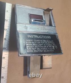 Dixie Narco vintage soda beverage vending machine coin inlet bezel assembly