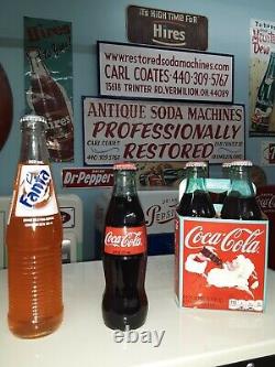 Dr. Pepper Coke Machine Cavalier 72 Professional Restoration Vendo 81 sign done