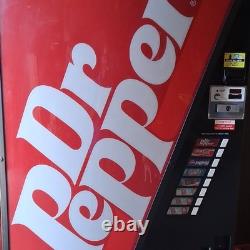 Dr Pepper Commercial MEI Soda Vending Machine Cold Beverage cans or bottles