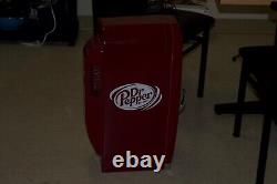 Dr Pepper Upright Vending Machine Retro Mini Pop Soda Refrigerator Pop Cooler