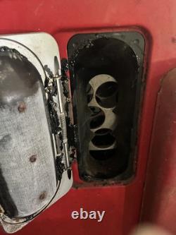 Drink Coca-Cola in Bottles vintage machine with water spout