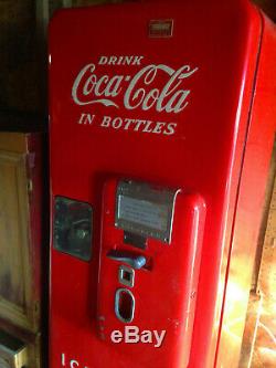 Drink Coke vending machine 1951 Cavalier coca cola nickle dime with all guts