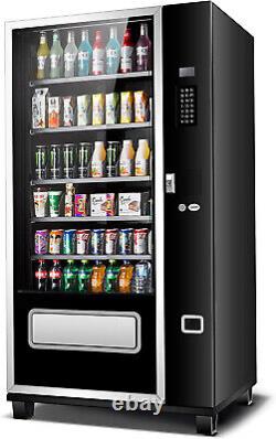 EPEX Beverage Large Combo Vending Machine with Stratified Temp Control Black