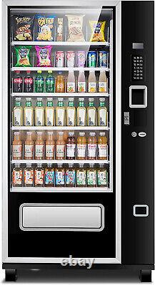 EPEX Beverage Large Combo Vending Machine with Stratified Temp Control Black