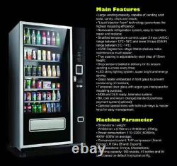 EPEX Beverage Large Combo Vending Machine with Stratified Temp Control Black