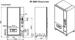 EPEX Beverage Large Combo Vending Machine with Stratified Temp Control Black