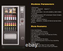 EPEX Compact Slim Combo Vending Machine with LED Glass & Refrigeration G424