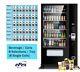 EPEX Large Beverage Vending Machine with Elevator Delivery & Temp Control Black