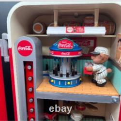 Enesco 1993 Coca-Cola Multi-Action Music Box Vending Machine Diorama