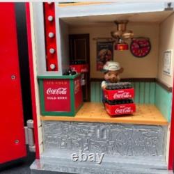 Enesco 1993 Coca-Cola Multi-Action Music Box Vending Machine Diorama